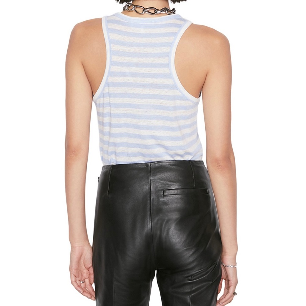 Frame ringer striped tank top